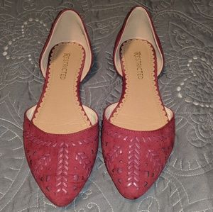Cute Burgundy Flats! Restricted